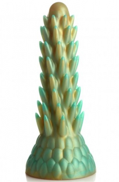 Stegosaurus Stacheliger Reptilien-Silikon-Dildo 19 cm - Monster-Dildo 1