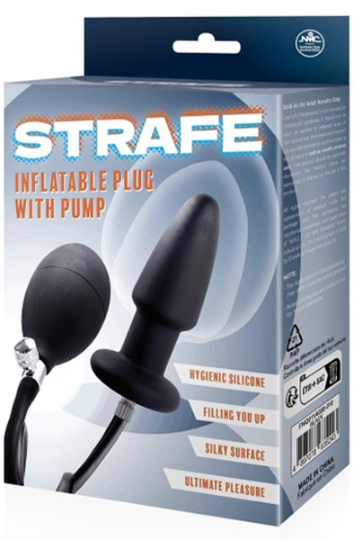 Strafe Inflatable Plug With Pump I - Aufblasbarer Analplug 2