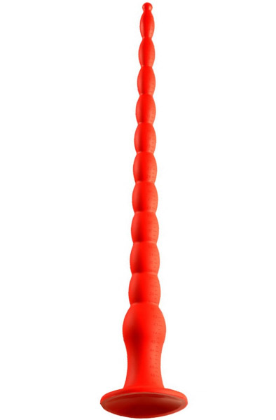 Stretch Wurm Langer Dildo Rot 55cm - Extra langer Anal-Dildo 1