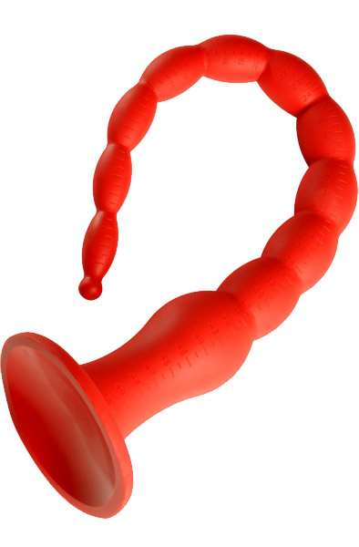Stretch Wurm Langer Dildo Rot 55cm - Extra langer Anal-Dildo 2