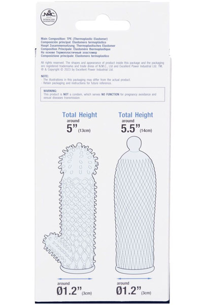 Stretchy Touch Verführerische Kitzlerhülle - Penisverlängerung/Penishülle 2