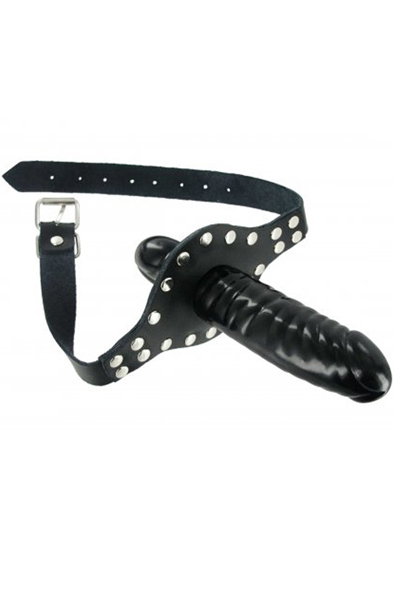 Strict Ride Me Mundknebel - Knebelball mit Dildo 1