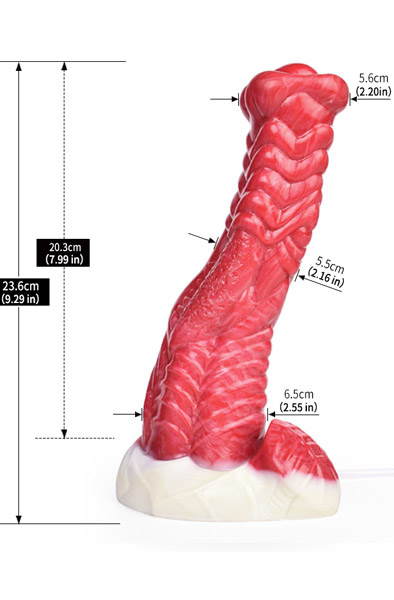 Succubus Ejaculating Dildo 23,6 cm - Drachen-Dildo 3