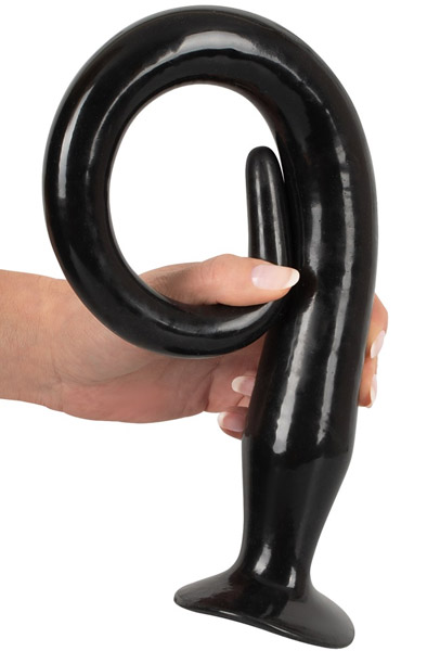Super Long Flexibles Butt Plug Set Schwarz - Extra langer Anal-Dildo 4