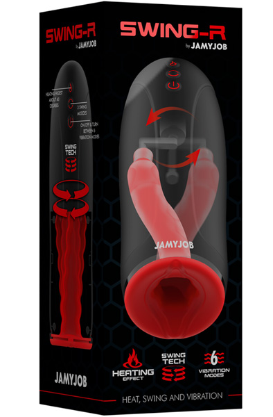Swing-R Masturbator mit Heizeffekt & Vibration - Automatischer Masturbator 5