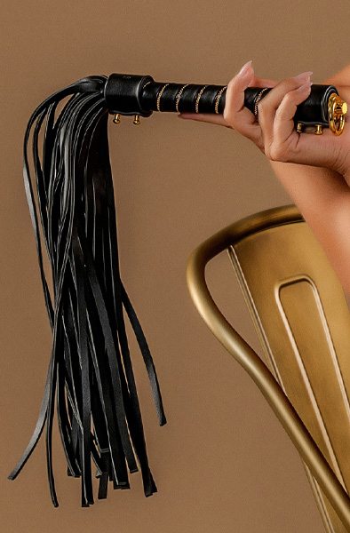Taboom Genietete Peitsche 54 cm - Peitsche 8