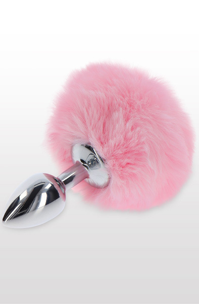 Taboom Hasenschwanz Buttplug Rosa - Analplug in Tierform 4