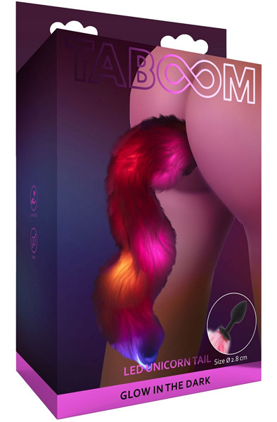 Taboom LED-Einhornschwanz & Buttplug - Analplug in Tierform 1