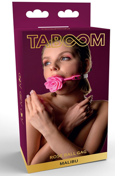 Taboom Malibu Rose Ballknebel - Knebelball 7