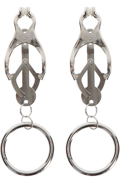 Taboom Schmetterlingsklemmen mit Ring - Brustwarzenklammern 1
