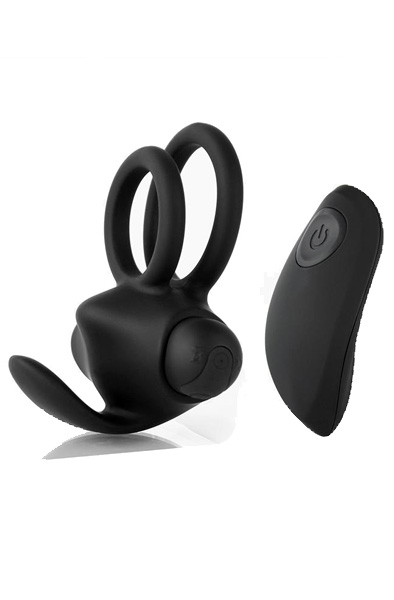 Tardenoche Reerin Doppelter Vibrationsring mit USB-Fernbedienung - Ferngesteuerter Penisring 1