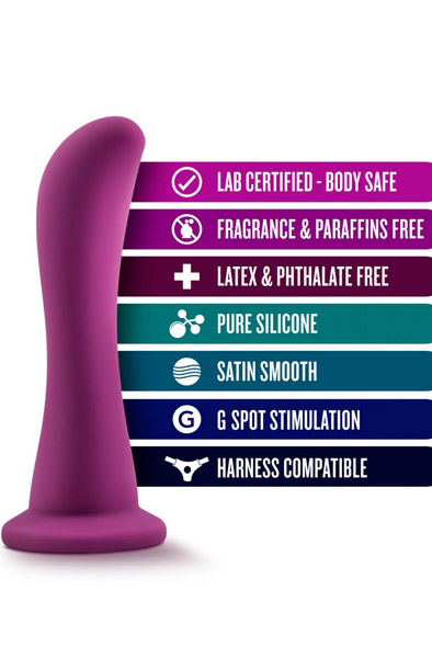 Temptasia Bellatrix Silikon Dildo Pflaume 16cm - Dildo 3