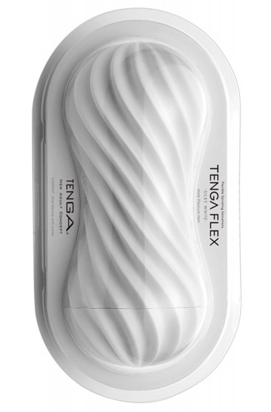 Tenga Flex Seidig Weiß - Masturbator 4