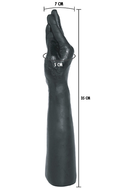 The Heavy Hand Fucker Schwarz 35 cm - Fisting-Arm 6