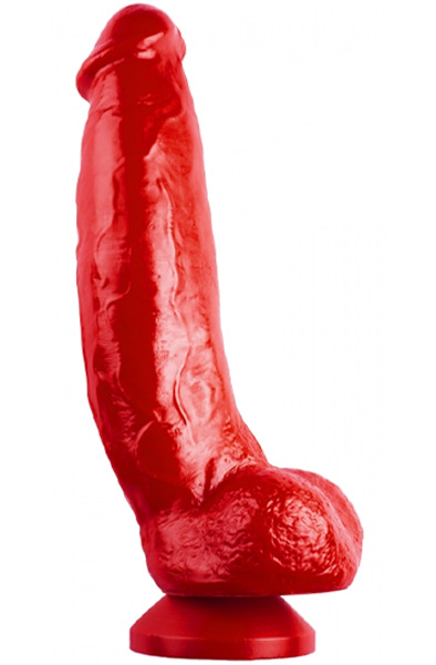 The Red Toys Rackham Dildo Red 27 cm - Dildo 3