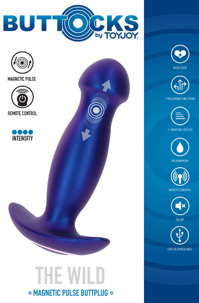 The Wild Magn Pulse vibrierender Plug - Ferngesteuerter Analplug 2