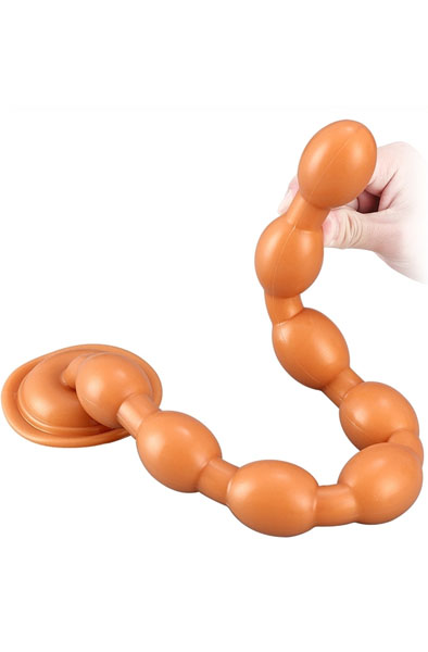 TheAssGasm Lange Perlenkette 50 cm - Extra langer Anal-Dildo 2