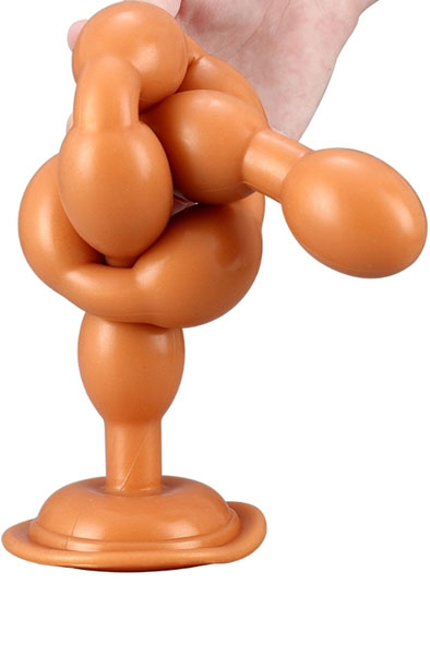 TheAssGasm Lange Perlenkette 50 cm - Extra langer Anal-Dildo 5