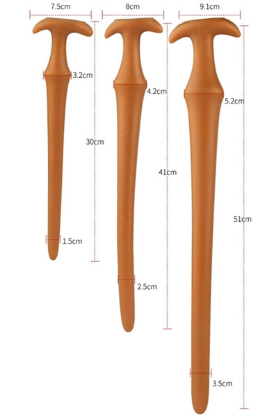 TheAssGasm Long Slim Dildo Large 50 cm - Extra langer Anal-Dildo 7