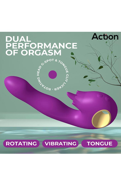 Toka Vibe schwingende & stimulierende Leckzunge - Rabbit-Vibrator 3