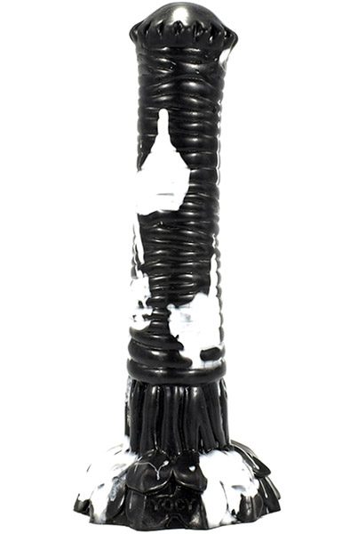 Tork Dildo Schwarz-Weiß 29 cm - Drachen-Dildo 2