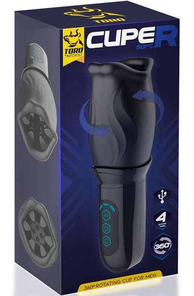 Toro Superweicher 360º rotierender Becher für Männer - Masturbator 4