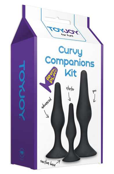 ToyJoy Anal Play Kurvige Begleiter Set - Analplug Set 2