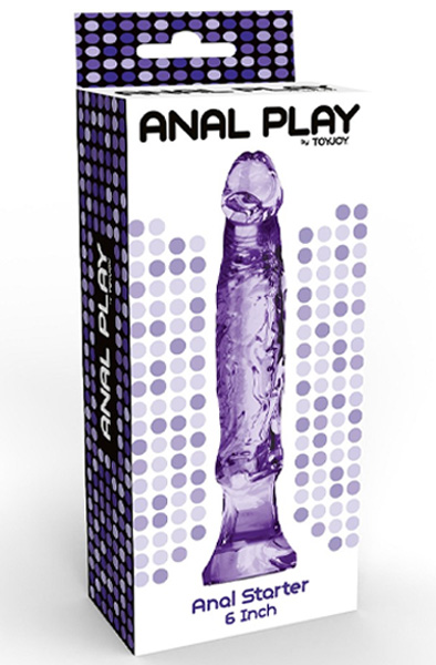 ToyJoy Analstarter Dildo Lila 16 cm - Anal-Dildo 3