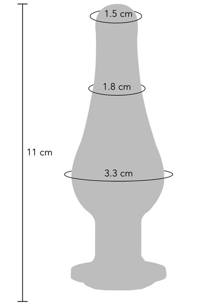 ToyJoy Diamant Bum Bijou Medium - Analplug aus Metall 2