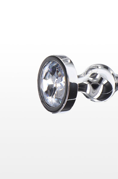 ToyJoy Diamantstern Perlen Klein - Analplug aus Metall 3