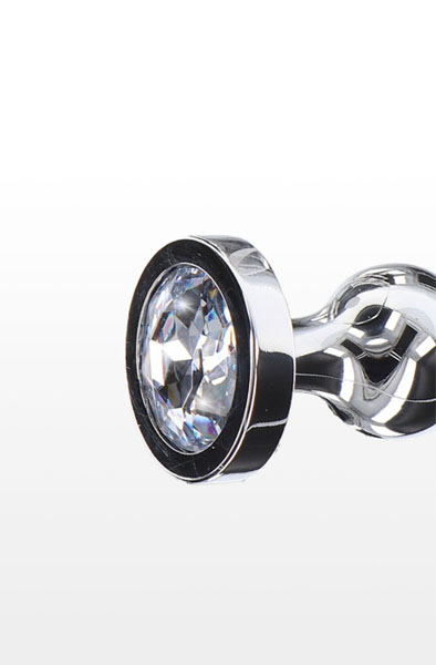 ToyJoy Diamantstern Perlen Mittelgroß - Analplug aus Metall 3