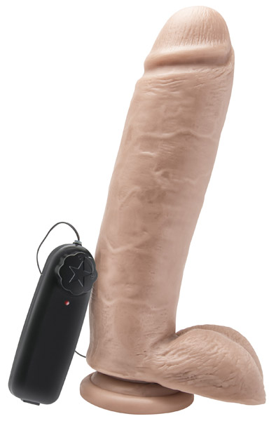 ToyJoy Dildo mit Hoden Vibrator 25,5 cm - Vibrierender Dildo 1