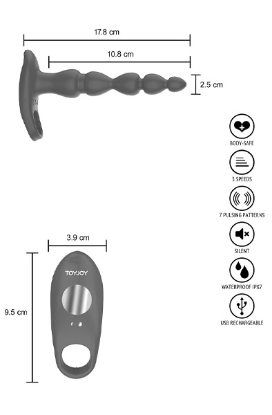 ToyJoy Elixer Vibrations-Doppelpenetrator - Doppel-Penetrator 6