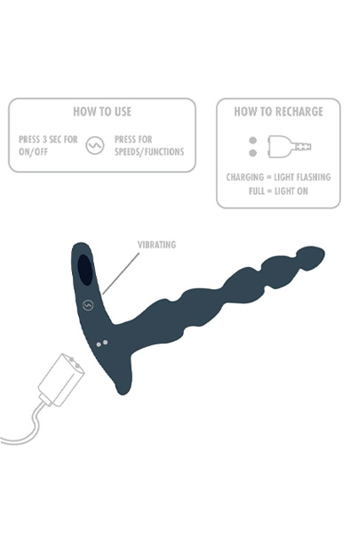 ToyJoy Elixer Vibrations-Doppelpenetrator - Doppel-Penetrator 7