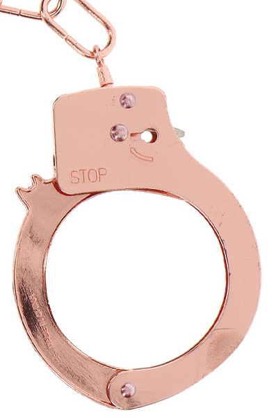 ToyJoy Metall-Handschellen Roségold - Handschellen 2