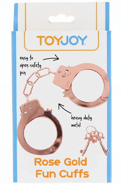 ToyJoy Metall-Handschellen Roségold - Handschellen 4