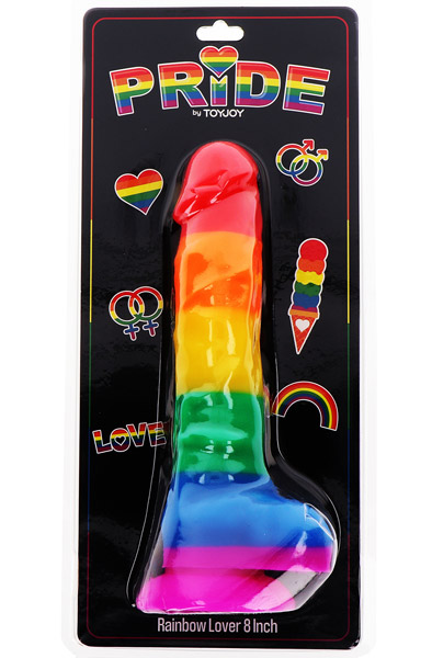 ToyJoy Regenbogenliebhaber 20,5 cm - Dildo 2