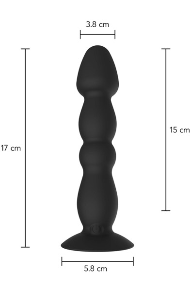 ToyJoy Vibrations-Analplug Groß 17 cm - Vibrierender Analplug 3