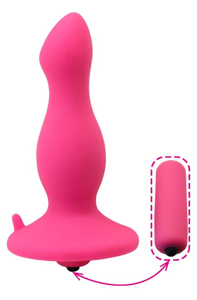 TOYZ4LOVERS Anal Bullet Pink - Vibrierender Analplug 1