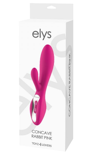 TOYZ4LOVERS Elys Konkaver Rabbit in Pink - Rabbit-Vibrator 2