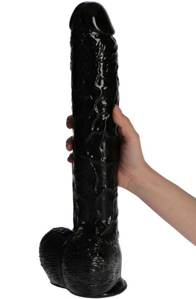 TOYZ4LOVERS Italienischer Schwarzer Dildo 40 cm - XL Dildo 1