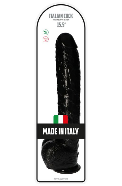 TOYZ4LOVERS Italienischer Schwarzer Dildo 40 cm - XL Dildo 3