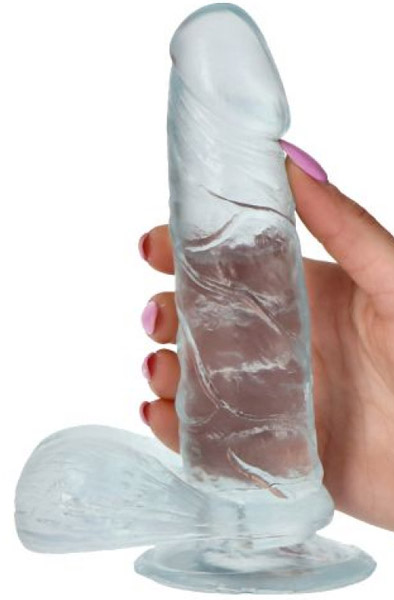TOYZ4LOVERS Jelly Dildo Real Rapture durchsichtig 17cm - Dildo 1