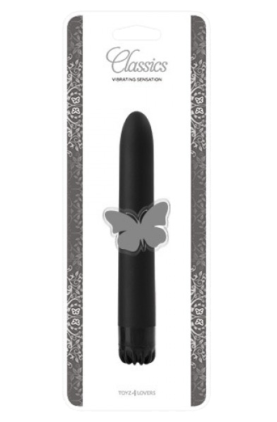 TOYZ4LOVERS Klassischer Vibrator Schwarz Mittelgroß - Vibrator 2