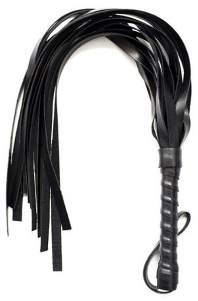 TOYZ4LOVERS Peitsche Schwarz - Flogger 1