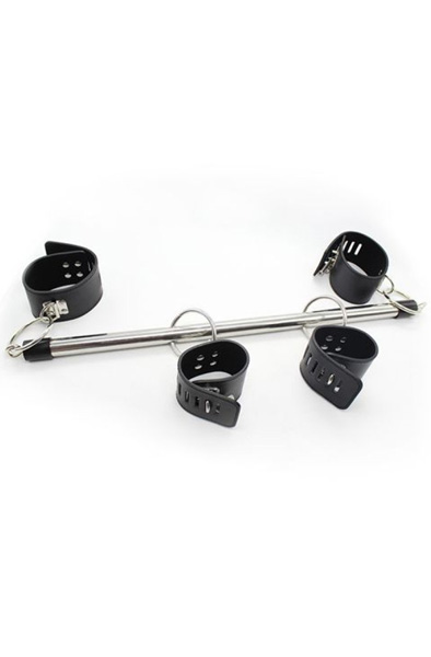 TOYZ4LOVERS Schwarzes Hogtie - Hand- und Fußfesseln 1