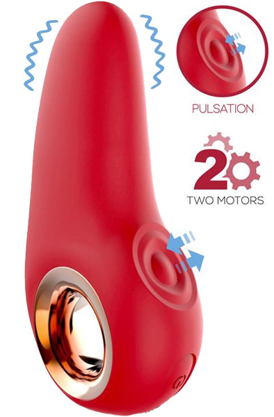 Trazy Stimulator mit Vibration & Pulsation - Vibrator 1
