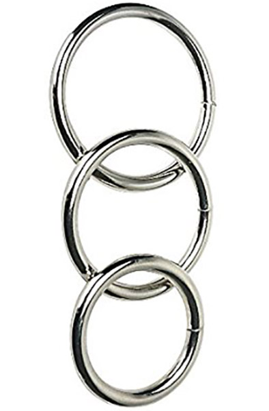 Trine Stahlring-Kollektion - Cockring-Set 2