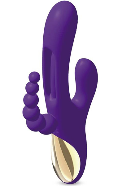 Triya Vibe mit flippender Zunge & Analperlen - G-Punkt-Vibrator 2