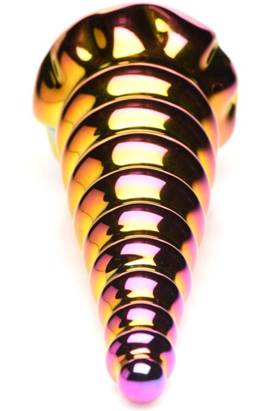 Twilight Regenbogen-Glasdildo 16 cm - Drachen-Dildo 3